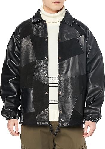 rich hippie パッチワークレザージャケット rich hippie パッチワークレザージャケット パッチワークレザー